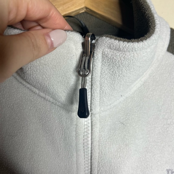 The north face full zip fleece jacket women’s size large white - Picture 5 of 11